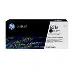 HP 651A Black Original LaserJet Toner Cartridge (CE340A)