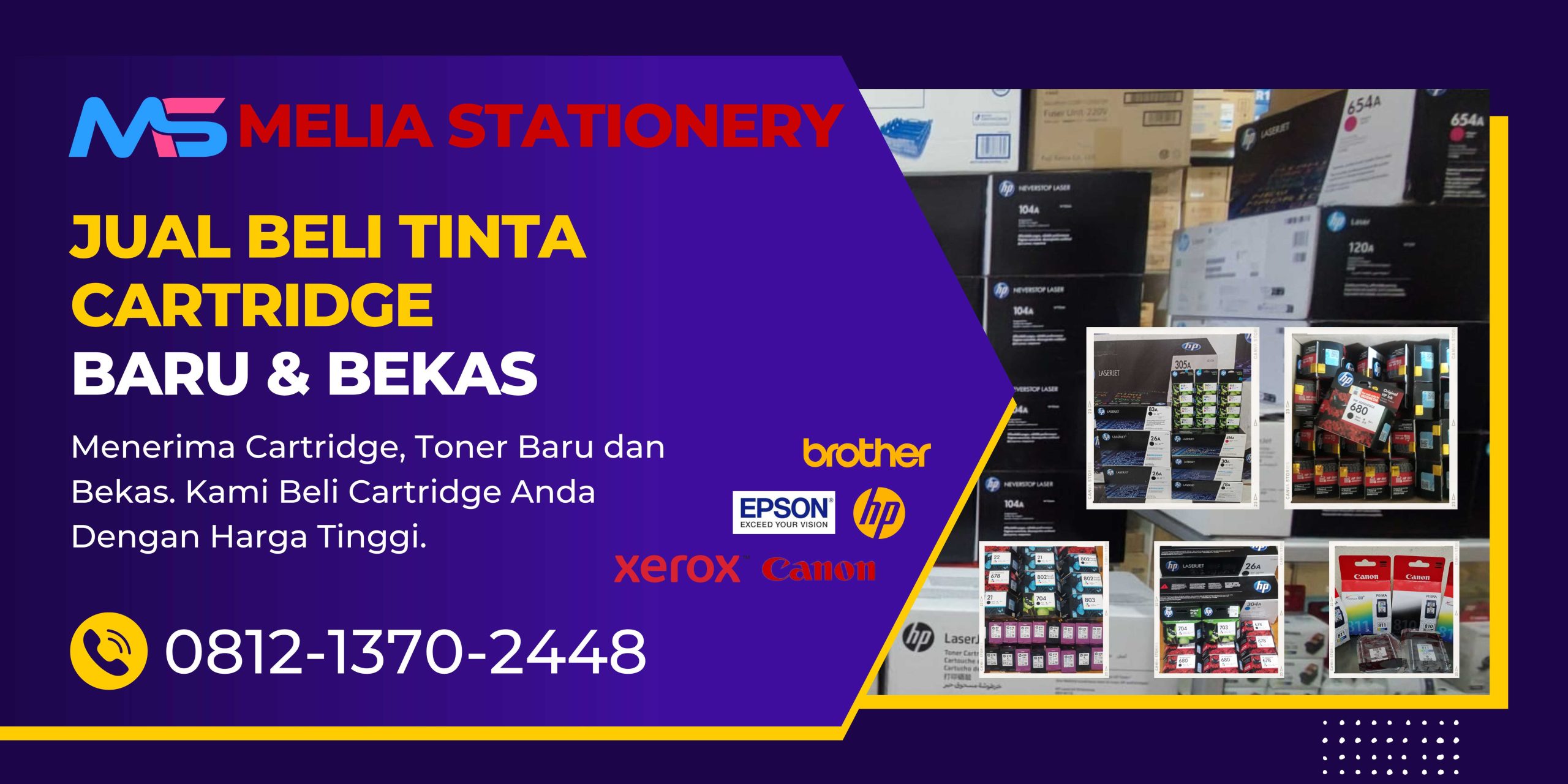 MELIA STATIONERY | TERIMA JUAL BELI TINTA BARU DAN BEKAS